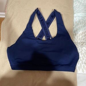 NAVY BLUE FABLETICS SPORTS BRA. PERFECT CONDITION.